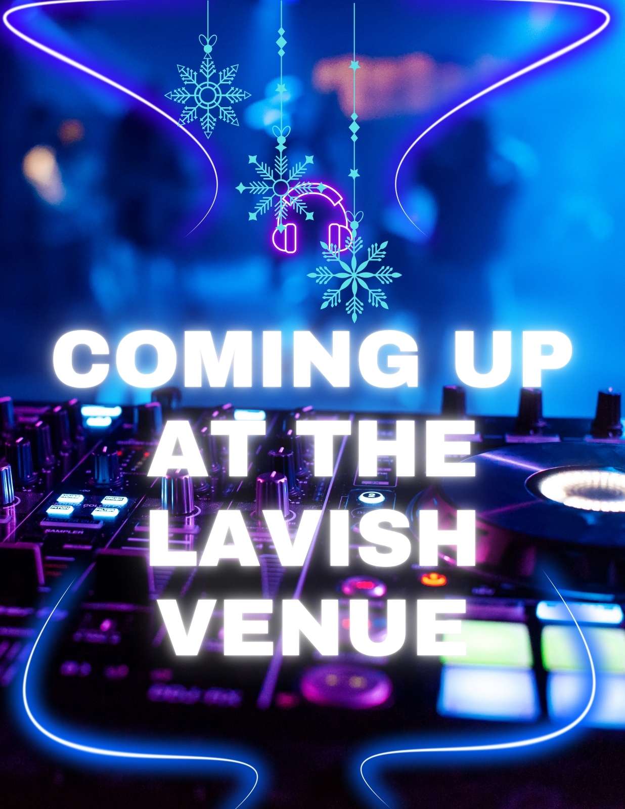 coming up at the lavish venue